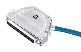 HARTING 61030012013 连接器后壳, D Sub, InduCom Series, DE, 40°, 金属主体