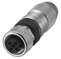 PEPPERL+FUCHS PA V1-G-IDC 传感器连接器, M12, 母, 4路, IDC / IDT插座, 直形线缆安装