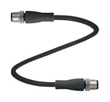 PEPPERL+FUCHS PA V1S-G-BK0,75M-PUR-U-V1S-G-Y285 传感器电缆, M12 插头, M12 插头, 4路, 750 mm, 29.6 "