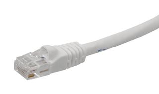 STEWART CONNECTOR BC-6UW005M 以太网线缆, 8P8C，注模, Cat6, RJ45插头至RJ45插头, UTP (非屏蔽双绞线), 白色, 500 mm, 19.6 "