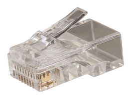 TUK P88RX50 模块连接器, RJ45 插头, 1 x 1 (端口), 8P8C, Cat3, Cat4, Cat5e, 电缆安装