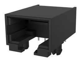 AMPHENOL COMMUNICATIONS SOLUTIONS RJE7H1880410R 模块连接器, RJ45 插座, 1 x 1 (端口), 8P8C, Cat5e, 通孔安装