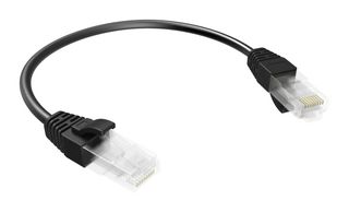 AMPHENOL COMMUNICATIONS SOLUTIONS RJE1Y32A53C42401 Ethernet Cable, 8P8C, Overmolded, Cat6a, RJ45 Plug to RJ45 Plug, UTP (Unshielded Twisted Pair)