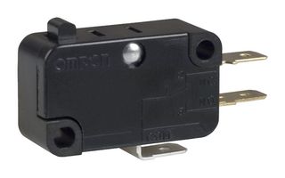 OMRON ELECTRONIC COMPONENTS V-15G-1C25-K Microswitch, Standard, Pin Plunger, SPDT, Quick Connect, 15 A, 8 V