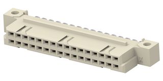 ERNI - TE CONNECTIVITY 294722-E DIN 41612 Connector, 32 Contacts, Receptacle, 2.54 mm, 2 Row, a + b