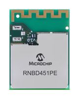 MICROCHIP RNBD451PE-I110 蓝牙模块，BLE 5.2，2Mbps，PCB 天线，1.9 至 3.6V，-102dBm，-40 至 85 °C，RNBD451 系列