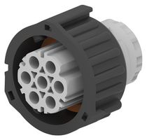 AMP - TE CONNECTIVITY 2-967650-1 圆形连接器, 圆形工业, 电缆安装插头, 7 触点, 压接插座-无触芯, 卡口