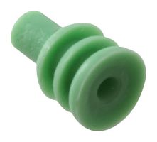 TE CONNECTIVITY 347874-1 连接器配件, 绿色,橡胶, 电缆密封, AMP EconoSeal III 070 系列连接器, EconoSeal III 070 Series