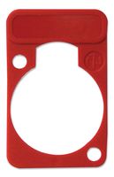 NEUTRIK DSS-RED Connector Accessory, Red, Lettering Plate, D Shape Connectors, etherCON