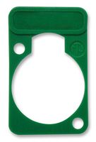 NEUTRIK DSS-GREEN Connector Accessory, Green, Lettering Plate, D Shape Connectors, etherCON