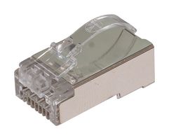 TUK PRLGSSPDY#20 Modular Connector, RJ45 Plug, 1 x 1 (Port), 8P8C, Cat6, Cat6a, Cable Mount