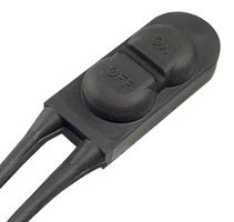 VARIOHM GROUP K1005-512 翘板开关, 维护, SPST, 不发光, 自由悬挂, 黑色, K1 Series