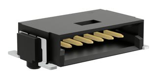 HARWIN M55-3100642R 引脚针座, 板至板, 1.27 mm, 1 排, 6 触点, 表面安装直角, M55 Series