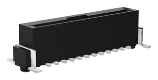 HARWIN M55-3001242R 引脚针座, 板至板, 1.27 mm, 1 排, 12 触点, 表面安装直型, M55 Series