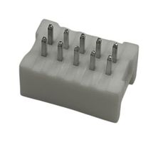 MULTICOMP PRO MP015424 引脚针座, 线至板, 2.5 mm, 2 排, 10 触点, 通孔直型, MP 2.5MM Blindmate Series