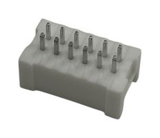 MULTICOMP PRO MP015425 引脚针座, 线至板, 2.5 mm, 2 排, 12 触点, 通孔直型, MP 2.5MM Blindmate Series