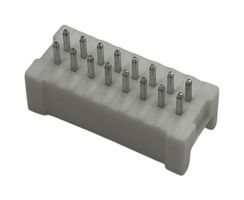 MULTICOMP PRO MP015427 引脚针座, 线至板, 2.5 mm, 2 排, 16 触点, 通孔直型, MP 2.5MM Blindmate Series