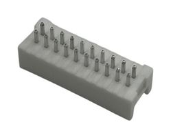 MULTICOMP PRO MP015429 引脚针座, 线至板, 2.5 mm, 2 排, 20 触点, 通孔直型, MP 2.5MM Blindmate Series