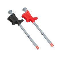TELEDYNE LECROY PK-HVA-04 Plunger Alligator Clip, HVD Probe, 1 kV, Black/Red