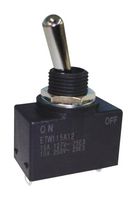 NIDEC COMPONENTS ETW115A12 拨动开关, 密封, 开-关, SPST, 不发光, ETW Series, 面板安装, 15 A