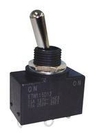 NIDEC COMPONENTS ETW115D12 拨动开关, 密封, 开-开, SPDT, 不发光, ETW Series, 面板安装, 15 A