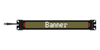 BANNER ENGINEERING SD50P300WSQP 状态显示器，黑色，349.5mm×51.3mm，12至30伏直流电，-20至50摄氏度，SD50系列