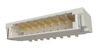 AMPHENOL COMMUNICATIONS SOLUTIONS 10154206-08021LF 引脚针座, 线至板, 0.8 mm, 1 排, 8 触点, 表面安装直角, FitMate 10154206 Series