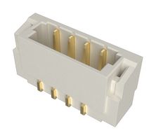 AMPHENOL COMMUNICATIONS SOLUTIONS 10156841-04021LF 引脚针座, 线至板, 0.8 mm, 1 排, 4 触点, 表面安装直型, FitMate 10156841 Series