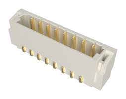 AMPHENOL COMMUNICATIONS SOLUTIONS 10156841-08021LF 引脚针座, 线至板, 0.8 mm, 1 排, 8 触点, 表面安装直型, FitMate 10156841 Series