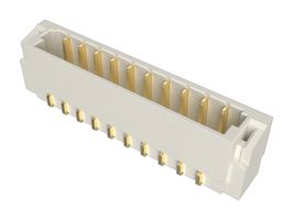 AMPHENOL COMMUNICATIONS SOLUTIONS 10156841-10021LF 引脚针座, 线至板, 0.8 mm, 1 排, 10 触点, 表面安装直型, FitMate 10156841 Series