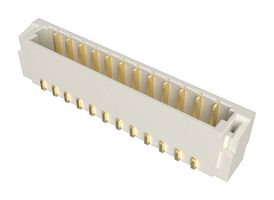 AMPHENOL COMMUNICATIONS SOLUTIONS 10156841-12021LF 引脚针座, 线至板, 0.8 mm, 1 排, 12 触点, 表面安装直型, FitMate 10156841 Series