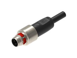 LUMBERG AUTOMATION PP12M-MSSV4A-0288-0500 传感器电缆, 标准推挽,A 编码, M12 插头, 自由线端, 4路, 5 m, 16.4 ft