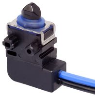 OMRON ELECTRONIC COMPONENTS D2EW-B03MRS 微动开关, 柱安装结构, 超微型, 针式柱塞, SPST-常开, 导线引线，右侧, 100 mA, 12 V