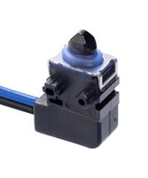 OMRON ELECTRONIC COMPONENTS D2EW-B03MLS 微动开关, 柱安装结构, 超微型, 针式柱塞, SPST-常开, 导线引线，左侧, 100 mA, 12 V