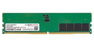 TRANSCEND TS4GLA64V6E1 RAM存储模块, 32 GB, PC5-44800, DDR5 长 DIMM, 桌面DIMM, 2G x 8位