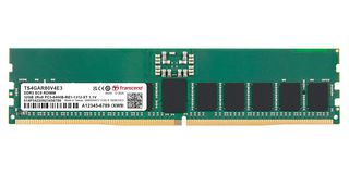 TRANSCEND TS4GAR80V4E3 RAM存储模块, 32 GB, PC5-51200, DDR5 长 DIMM, 桌面DIMM, 2G x 8位