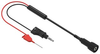 MULTICOMP PRO MP-BNCML-150 BNC 分线, BNC 插头, 4mm香蕉插头,可堆叠,钳式夹, 4.92 ft, 1.5 m, 红色, 黑色, 1 A