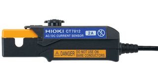 HIOKI CT7812 电流探头, 4m电缆长度, BNC插头, 电流夹, 2 A, 100 µA, 多通道数据记录仪