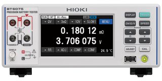 HIOKI BT6075 电池测试仪,7.5位电压表,电动汽车电池单体,1uV,10V至100V,88mm×215mm×313mm