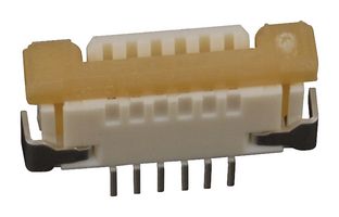 MOLEX 52207-0685 连接器, FFC/ FPC板, 1 mm, 6 触点, Easy-On 52207 Series, 焊接, 顶部, 1排