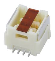 MOLEX 213227-0810 PCB插座, 自然色, 线至板, 1.5 mm, 2 排, 8 触点, 母插座, 表面安装