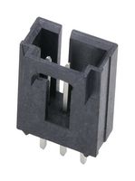 MOLEX 171971-0103 引脚针座, 黑色, 线至板, 2.54 mm, 1 排, 3 触点, 通孔直型, SL 171971 Series