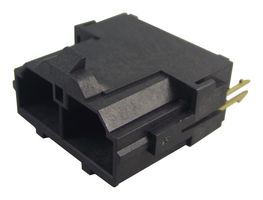 MOLEX 42819-2214 引脚针座, 黑色, 电源, 线至板, 10 mm, 1 排, 2 触点, 通孔直型, Mini-Fit Sr. 42819 Series