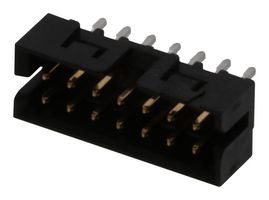 MOLEX 87831-1419 引脚针座, 板至板, 线至板, 2 mm, 2 排, 14 触点, 通孔直型, Milli-Grid 87831 Series