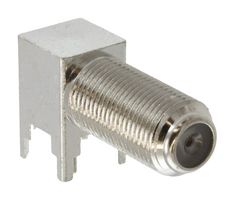 MOLEX 73330-0030 射频/同轴连接器, 微型, 同轴F型接头, 直角插座, 通孔安装 直角, 75 ohm, 磷青铜