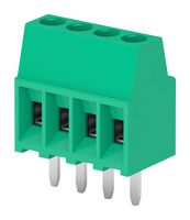 MOLEX 39773-0004 线至板接线端子, 2.54 mm, 4 路, 30 AWG, 16 AWG, 1.31 mm², 螺丝