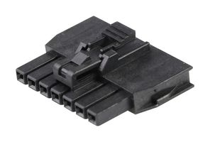 MOLEX 105307-1207 连接器外壳, 黑色,带TPA, Nano-Fit 105307 Series, 插座, 7 路, 2.5 mm, Molex Nano-Fit 105300 系列母压接端子