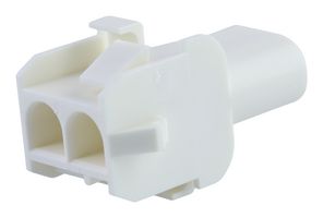 MOLEX 36644-0002 Connector Housing, Natural, MLX 36644 Series, Receptacle, 2 Ways, 6.35 mm