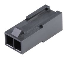 MOLEX 43640-0211 连接器外壳, 黑色, Micro-Fit 3.0 43640 Series, 插头, 2 路, 3 mm, Molex Micro-Fit 43031 系列公压接端子