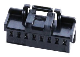 MOLEX 502351-0801 Connector Housing, Black, DuraClik 502351 Series, Receptacle, 8 Ways, 2 mm